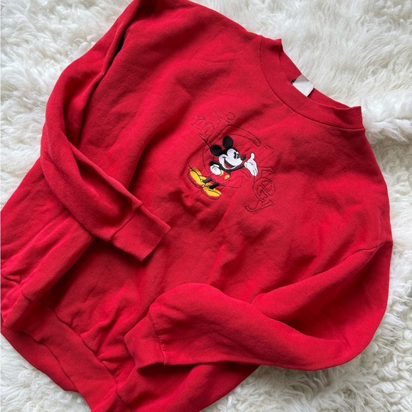 VTG '90s Y2K Indie Grunge Mickey Mouse Womens Sweatshirt Size: M - Picture 7 of 8